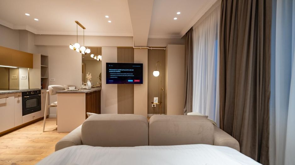 Studio complex nou | Mobilat și utilat | - Poză 21