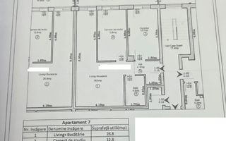 Apartament 3 camere de vânzare | Zona Turnișor - Schiță 11