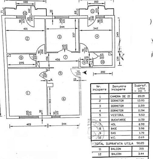 Parcul Sebastian | 4 camere | semidec | 97mp | et 8 | loc parcare | 190.000 euro - Poză 12
