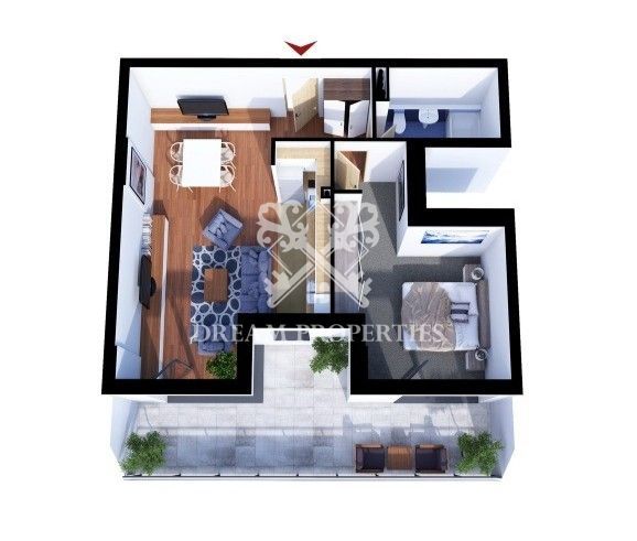 Apartament 2 camere, terasa, parcare subterana, Grand Park Sopor - Poză 10