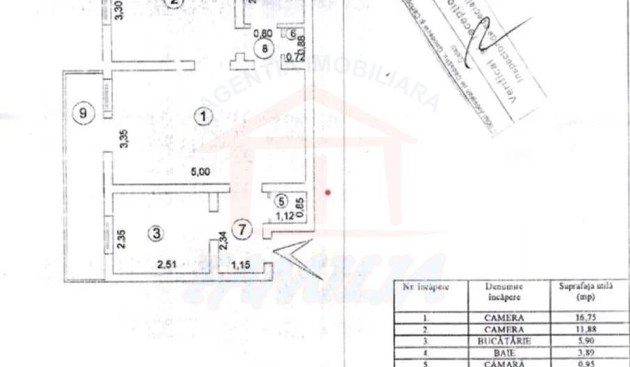 Apartament 2 camere semidecomandat – Parter – Mazepa 1 - Poză 5