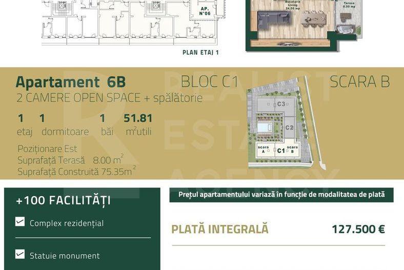 Vânzare, apartament, 2 camere, zona Torontalului, Timișoara - Poză 9