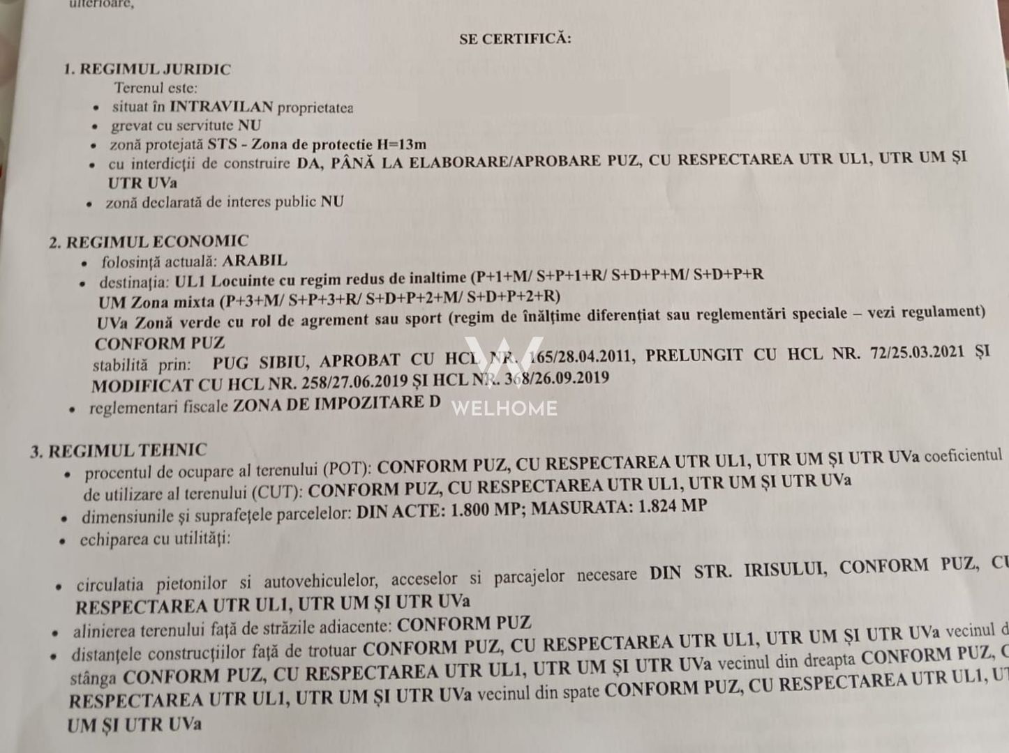 Teren intravilan de vânzare – suprafață totală 3.800 mp GUSTERIRA - Poză 2