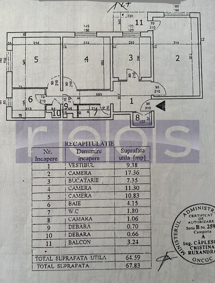 VANZARE 3 CAMERE  DECOMANDAT DRISTOR - Poză 18