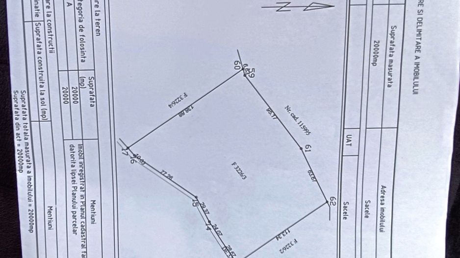 teren in zona Bradet-Sacele - Poză 8