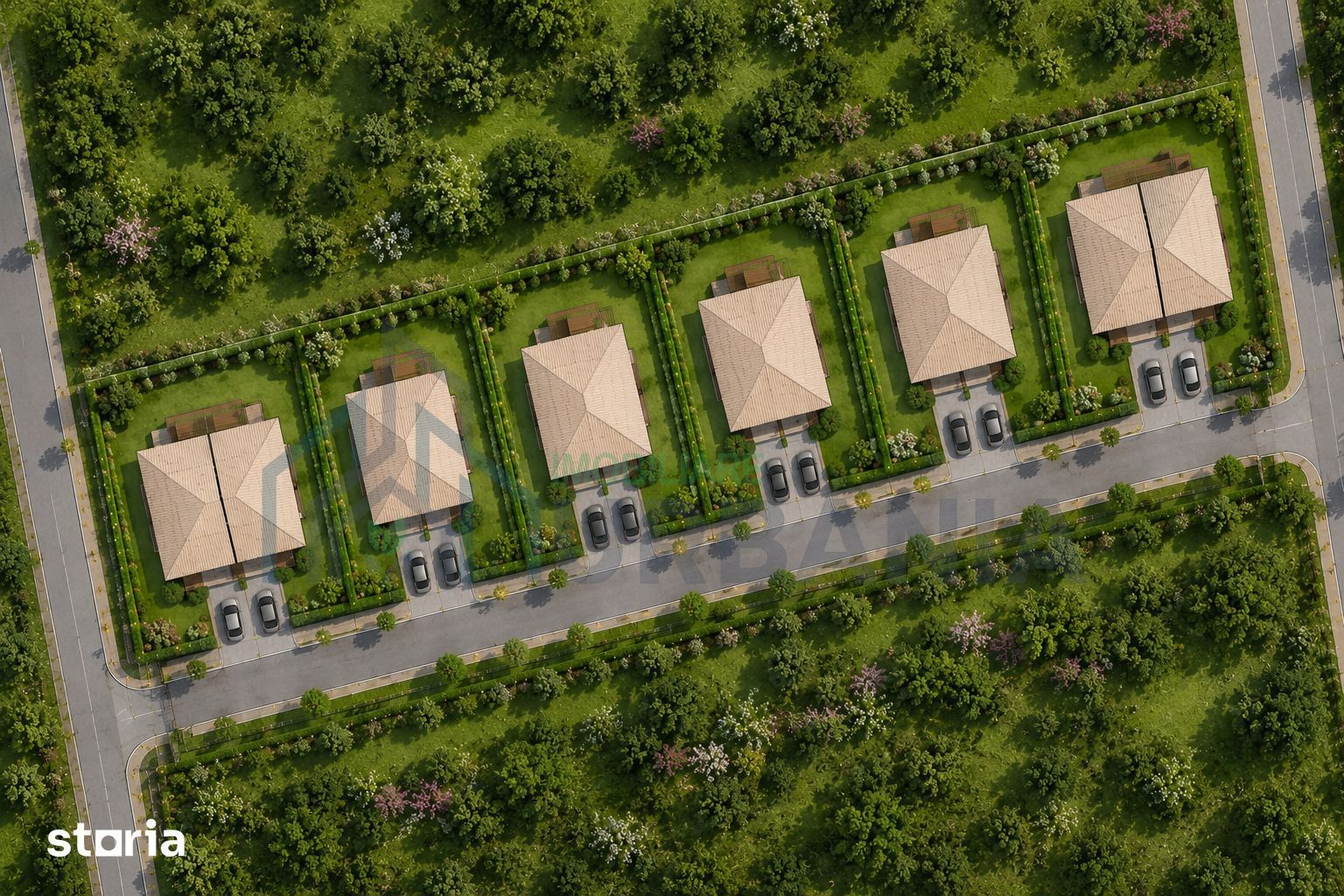 Teren intravilan de 650 mp în Copou (Breazu), complex privat de 8 locuințe, strada Pădurea Breazu - Poză 1