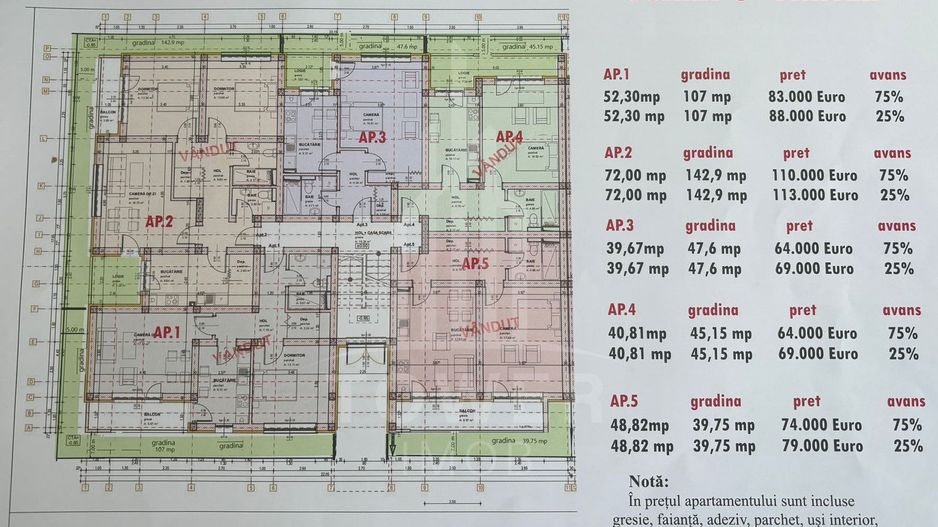Apartamente 2-3 camere de vânzare Cartier NOU | Șelimbăr-Pictor Brana - Poză 12