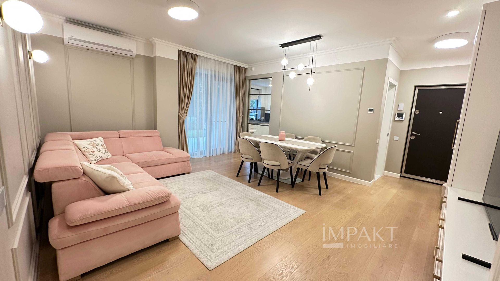 Apartament lux cu 3 camere 75mp cu grădină proprie in Bună Ziua - Poză 2