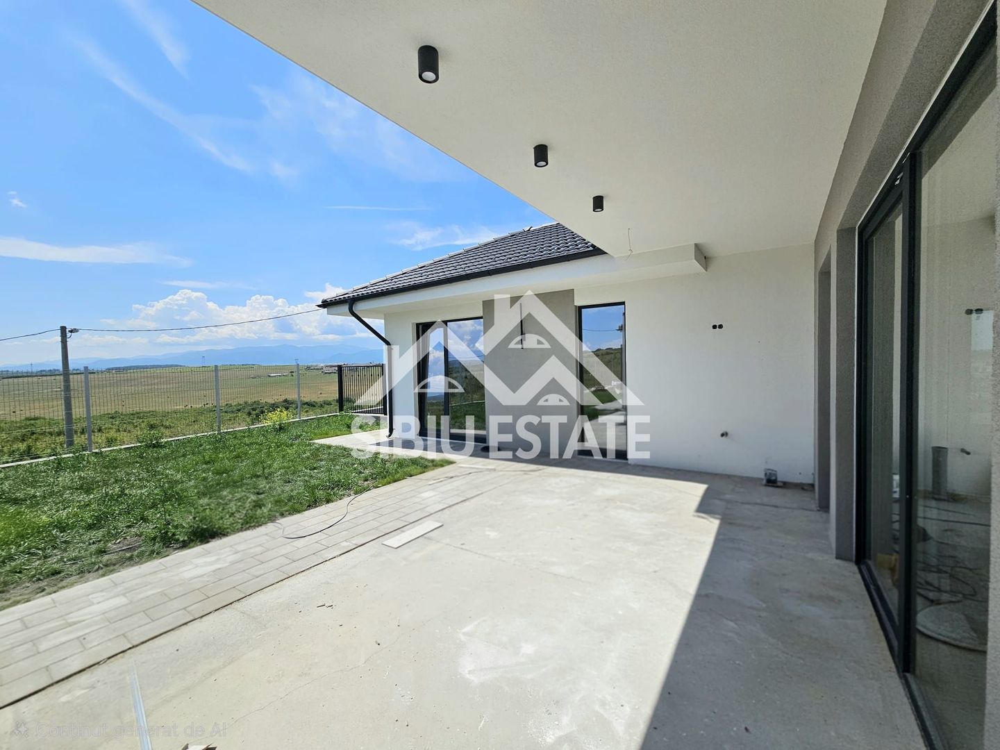 Casa pe parter, cu priveliste panoramica partial finisata - Poză 8