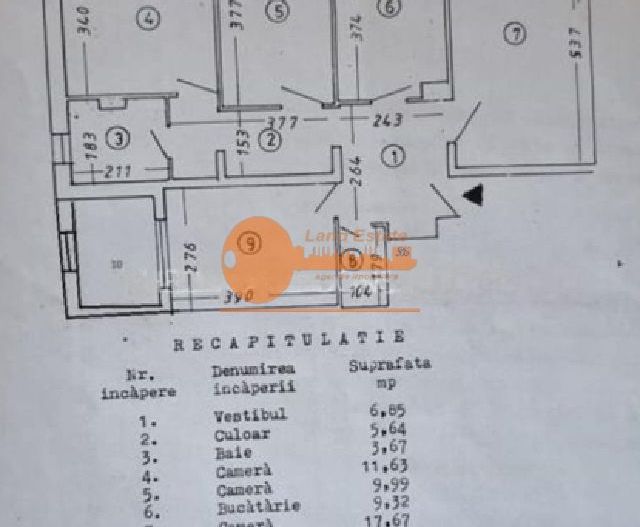 4 camere renovat 2025 Parcul Morarilor - M. Costin Georgian - Schiță 9