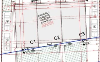 Vilă Triplex 4 Cam Arhitectură Modernă- Grădină Individuală -Panouri solare - Schiță 12