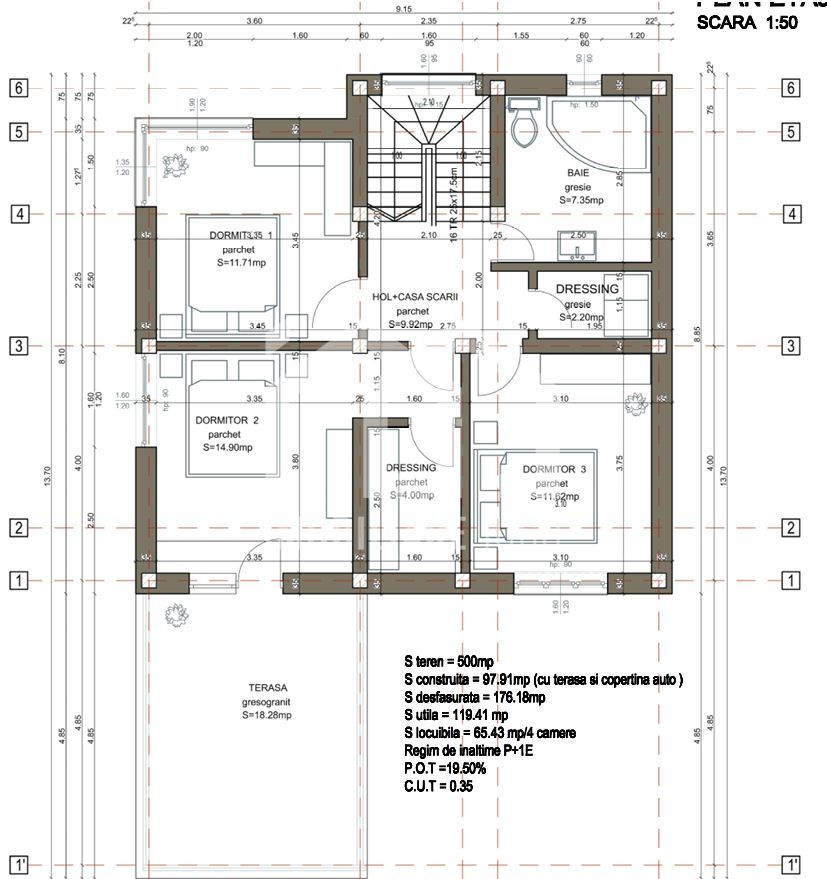 Casa individuala, 120mp, Teren 400mp, Jucu de Mijloc, Han KM 17 - Poză 3