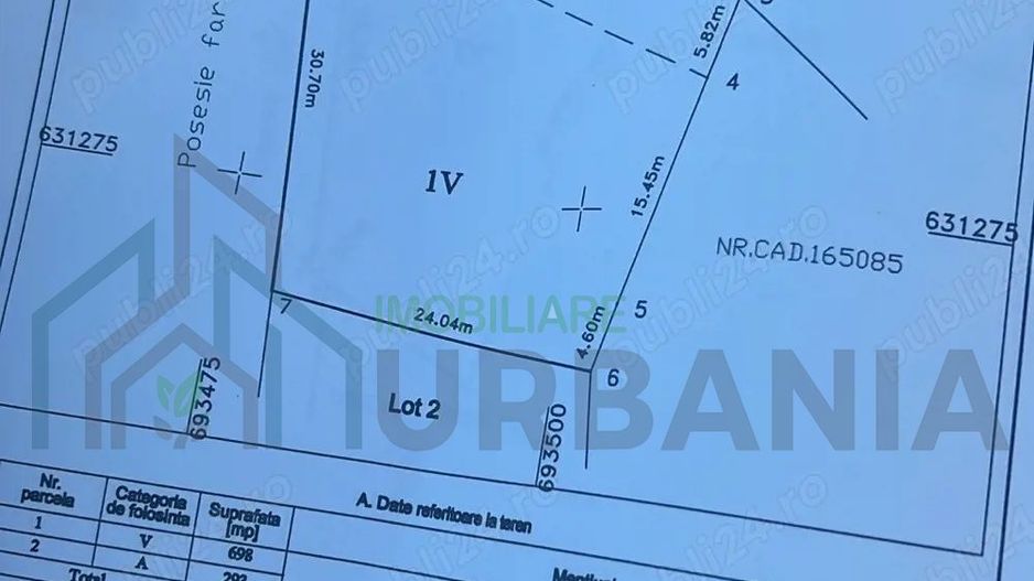 Teren intravilan de vânzare, Iași, Strada Podișului, 991 mp - Poză 5