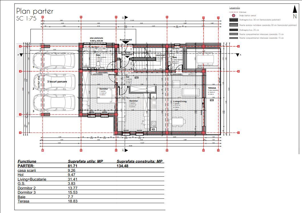 Arhitectura contemporana. Parte de duplex. Cartierul nou Câmpului. - Poză 23