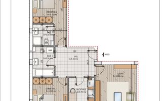 Ap. 3 Camere Finalizare Martie 2026, Metrou Nicolae Teclu - Poză 3