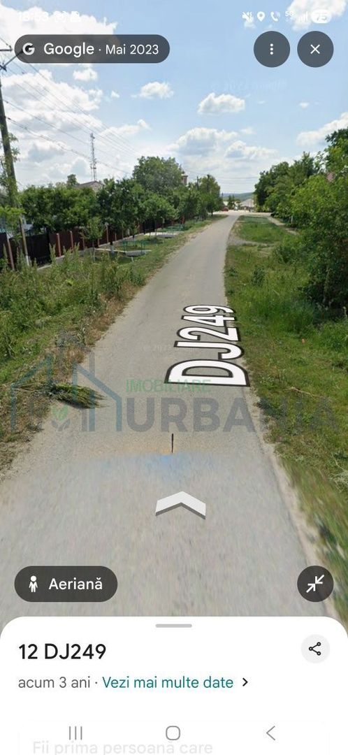 Teren intravilan de 820 mp în centrul comunei Tutora, lângă școală, la 12 km de Iași, utilități trase pe teren - Poză 2