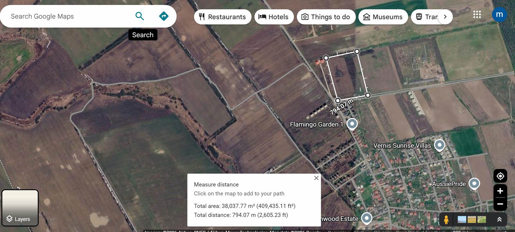 Vand teren intravilan 38.000 mp Corbeanca - Ostratu - Poză 3