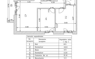 OPORTUNITATE | 3 CAMERE | DECOMANDAT | LOC DE PARCARE | 2025 - Schiță 15