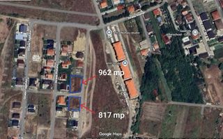 Terenuri intravilane de vânzare în Giroc, pe colț, 2 fronturi stradale - Poză 1