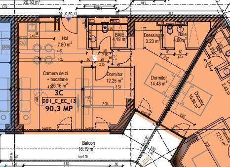Apartament  3  Camere  terasa spatioasa  I One Lake District - Poză 3