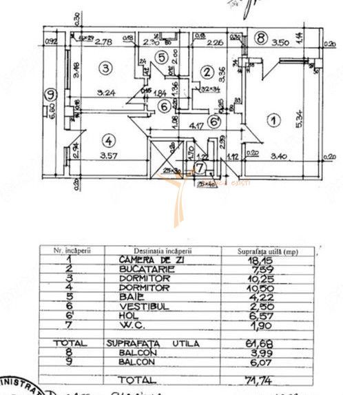 Apartament cu 3 camere de vânzare – Crângași - Poză 10