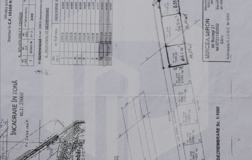 Teren str. Triajului Selimbar | Extravilan | 640mp - Poză 3