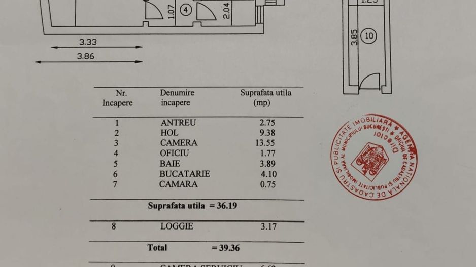 Apartament 2 camere metrou Stefan cel mare/  Erou Ion Calin - Poză 3