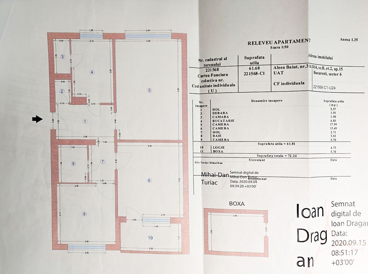 Apartament 3 camere decomandat – Aleea Băiuț nr. 3,  Metrou&Parc&Piata - Poză 29