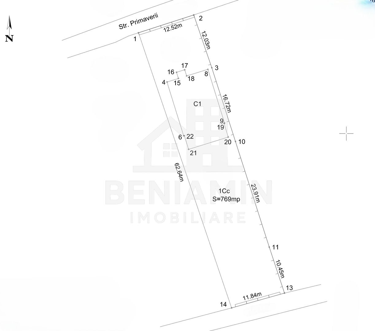 Casa P+1 toate utilitatile, 770mp teren, zona buna, mobilata, utilata - Schiță 2