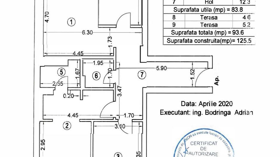 Oferta Apartament 3 Camere Cloud 9 Residence 1 Loc Parcare - Poză 11