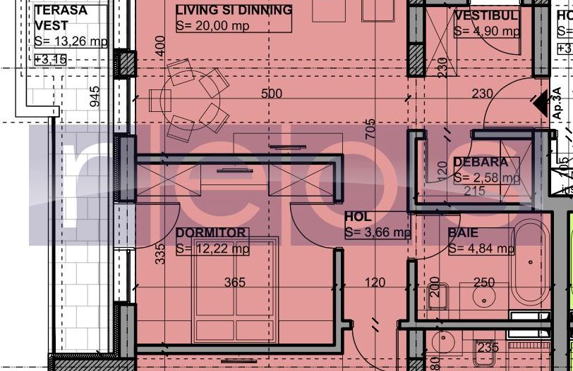 APARTAMENT 3 CAMERE | BLOC NOU IN ZONA LINISTITA | DAMAROAIA - Poză 8