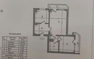 Apartament mobilat-utilat complet // metrou Obor // doua balcoane - Poză 4