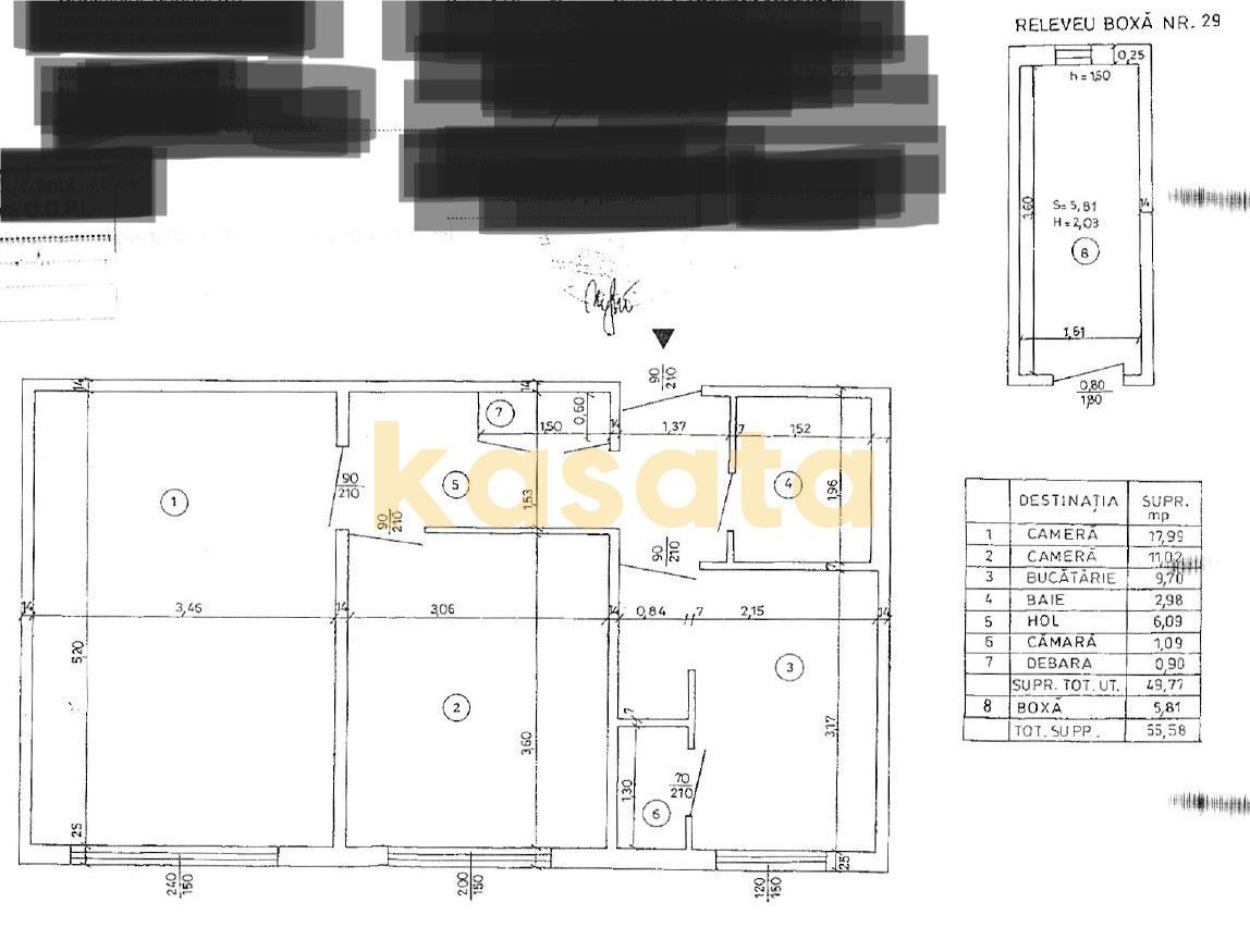 2 Camere | Drumul Taberei | Etaj Intermediar | Renovare 2020 - Schiță 10