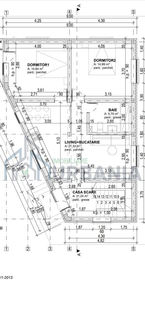 Vând apartament decomandat în Dancu - Iași - Poză 1