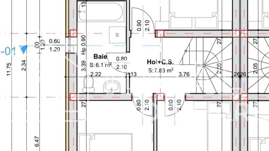 Duplex cu 4 camere si 257 mp de curte, in Calea Cisnadiei - Schiță 3