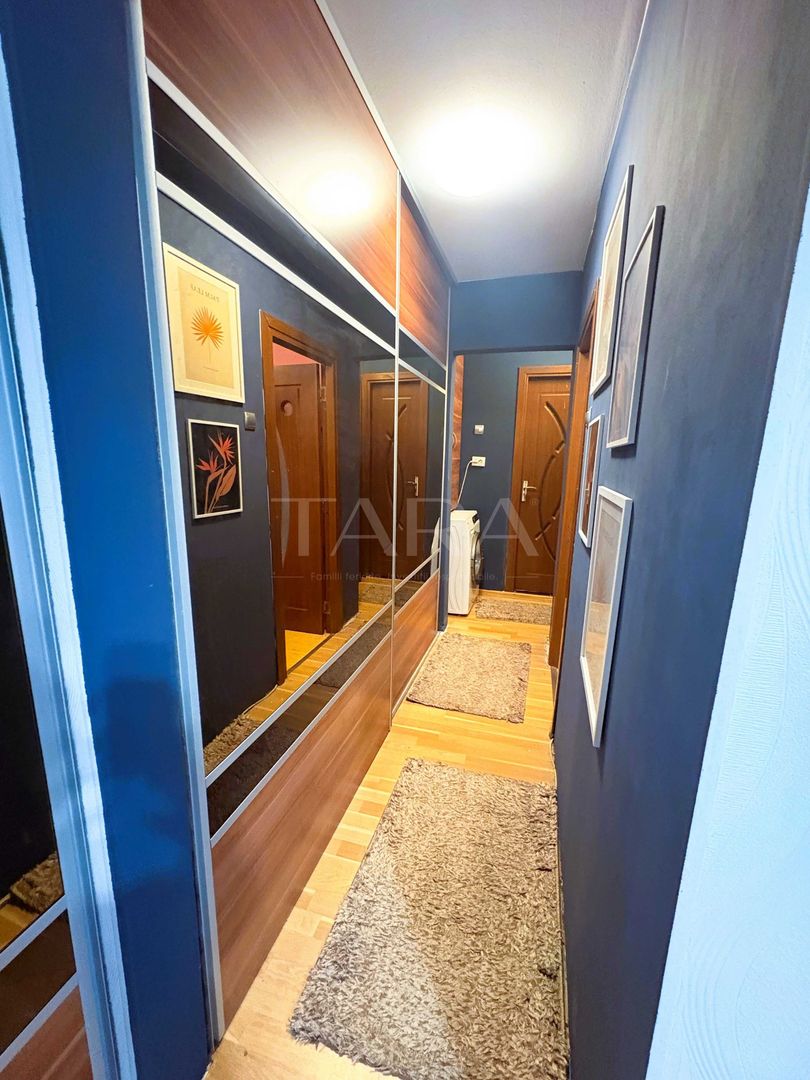 Mutare imediată! 3 camere mobilat, 2 parcări, Mănăștur. - Poză 1