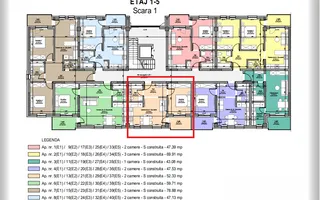 Apartament 2 camere | Bloc Nou | Etaj 1 | Str. C. Brâncoveanu - Schiță 12