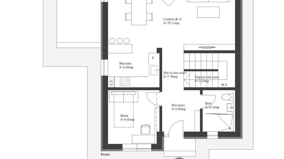 Casa individuala in Cristian compusa din 5 camere - Schiță 15