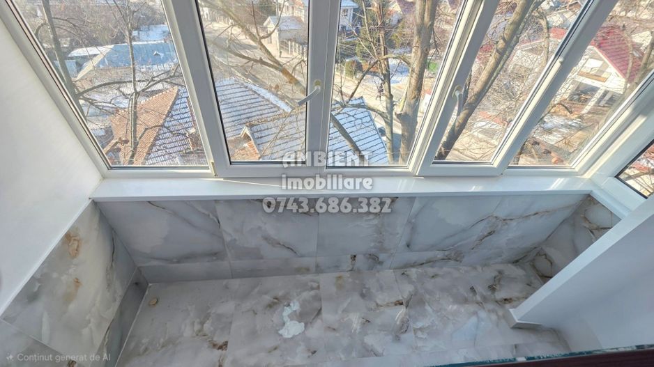 Apartament cu 2 camere, modificat în 3 camere, renovat total, zona DONICI; - Poză 9