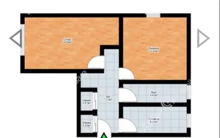 APARTAMENT 2 CAMERE DECOMANDAT, ETAJ 3, BALCON, ZONA TEREZIAN - Schiță 12