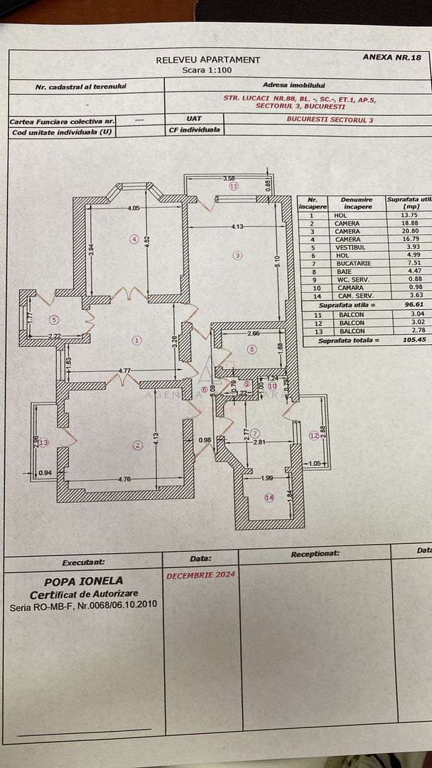 Apartament 3 Camere | Vila Interbelica | Comision 0| - Poză 17
