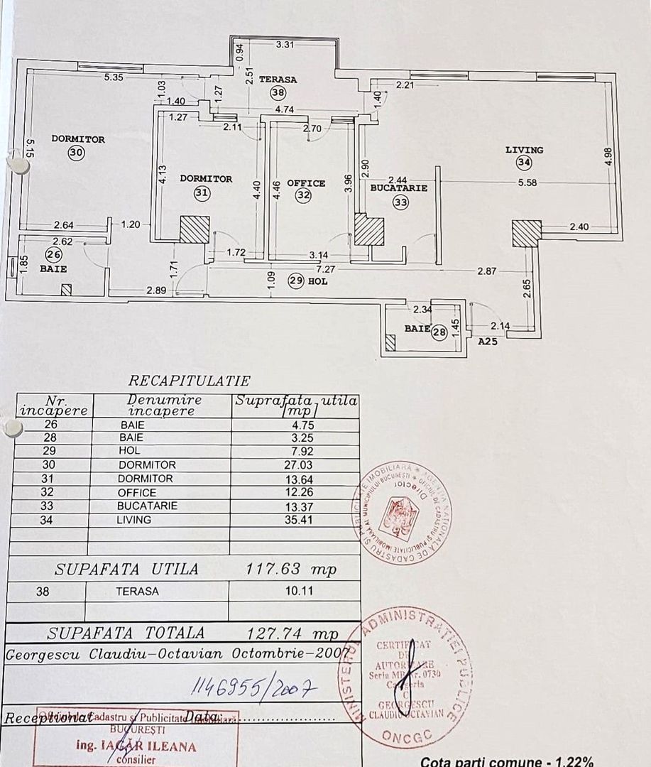 Apartament 4 camere | 128 mp total | Unirii-Alba Iulia - Poză 4