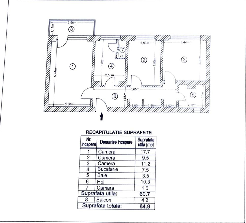 Apartament 3 camere de vanzare Drumul Taberei, Valea Ialomitei - Poză 1