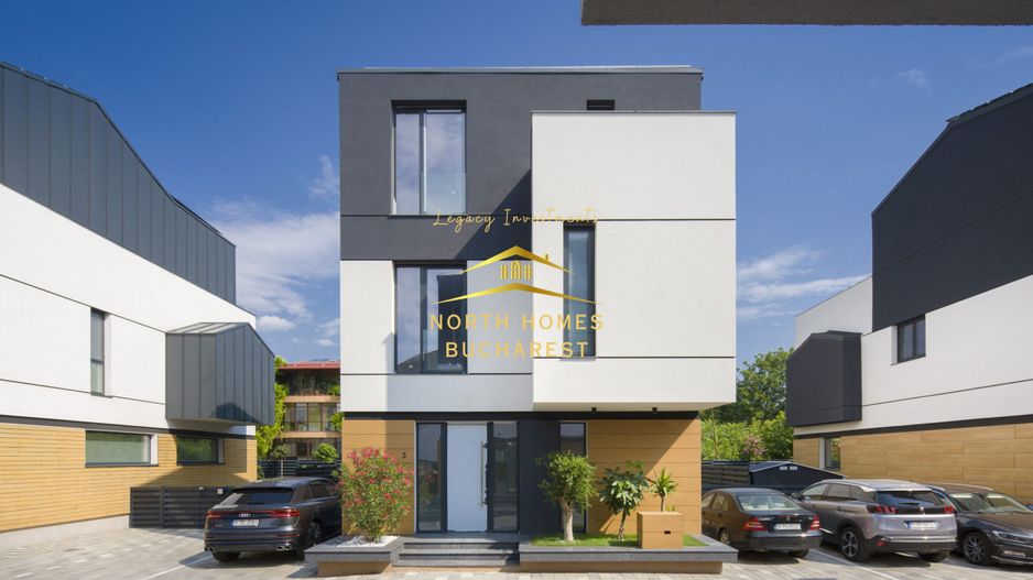 Vila in complex nou, 4 camere, 3 bai, 3 terase, 2 locuri parcare - Poză 1