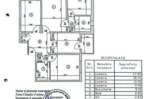 Apartament 4 camere de vanzare Rahova T650 - Poză 5