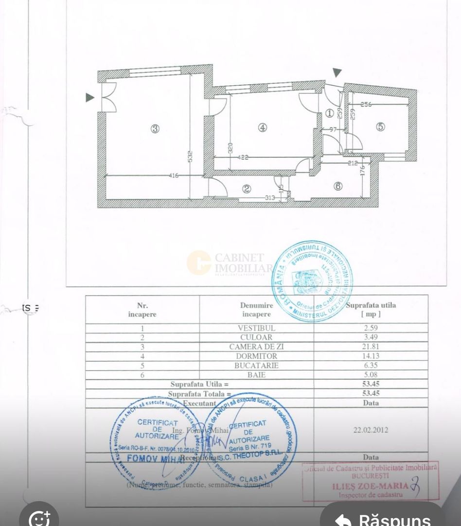 2 camere  | Cismigiu | Centrala proprie | Parter inalt - Poză 19