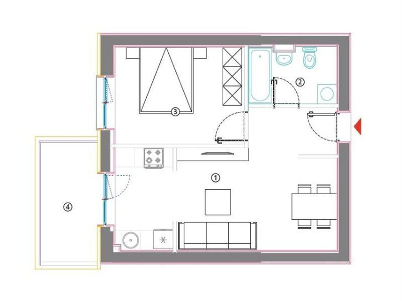 2 camere Hils Titanium, finisaje premium, centrală proprie, metrou Nicolae Teclu - Poză 9
