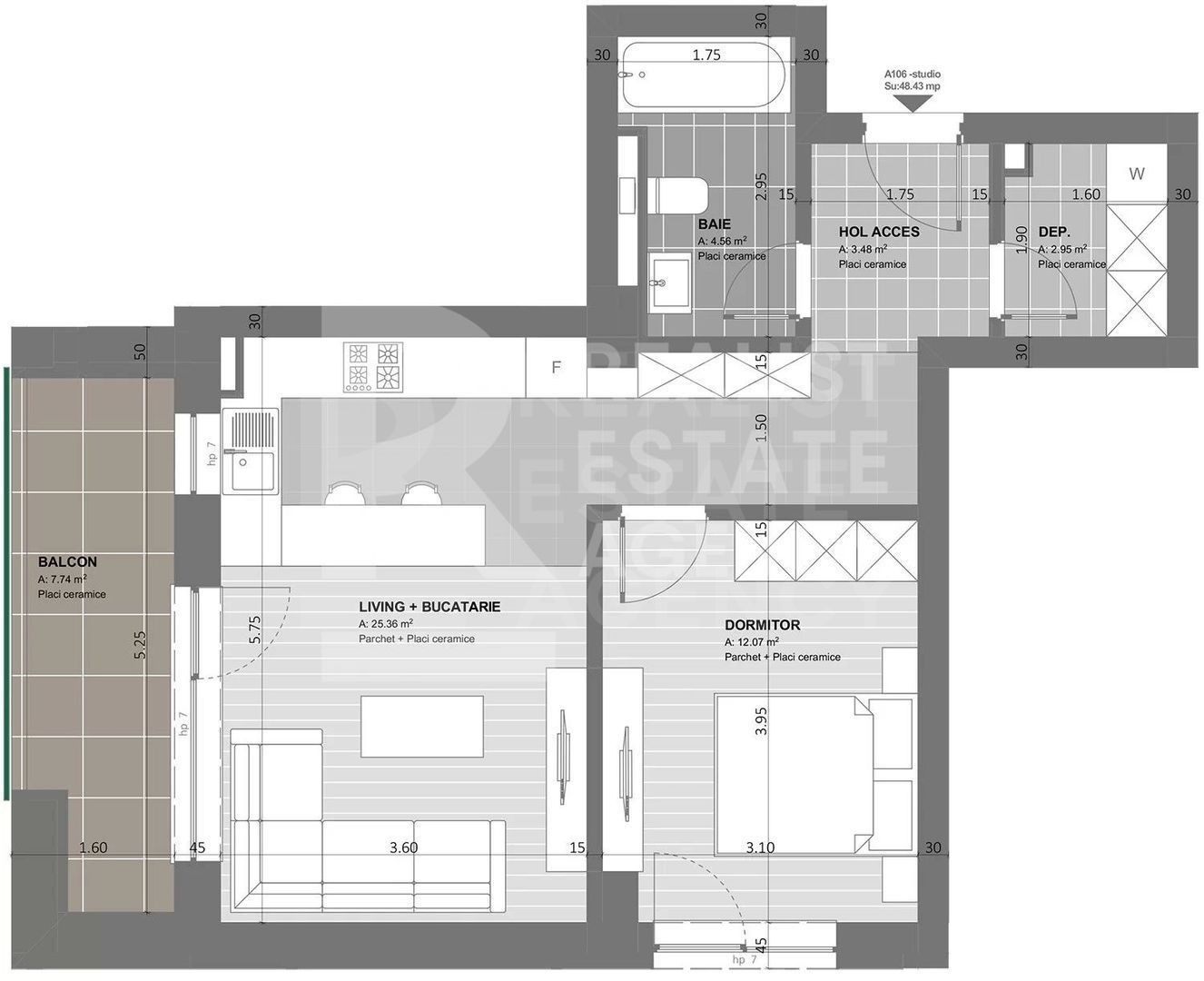 Vânzare, Apartament, 1 cameră, Coresi, Brașov - Poză 11