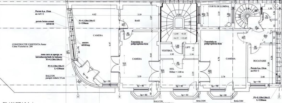3 camere | Calea Victoriei | 4 balcoane | centrala - Poză 19