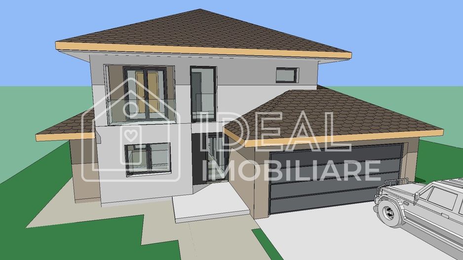 Casa Individuala Morderna cu 4 camere si 450 de mp de curte - Poză 13